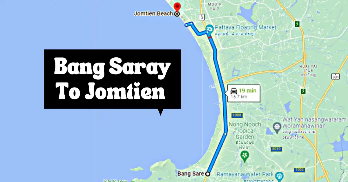 How Do I Get From Bang Saray Pattaya To Jomtien